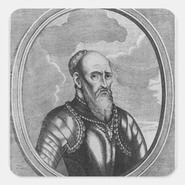 Stefan Czarniecki, Polish general Square Sticker (Front)
