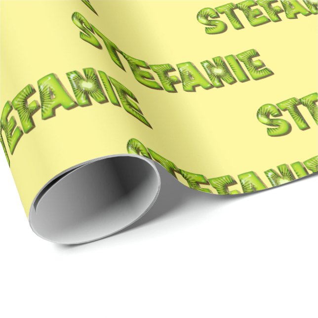 Stefanie Kiwi Fruit gift wrap gift paper (Roll Corner)
