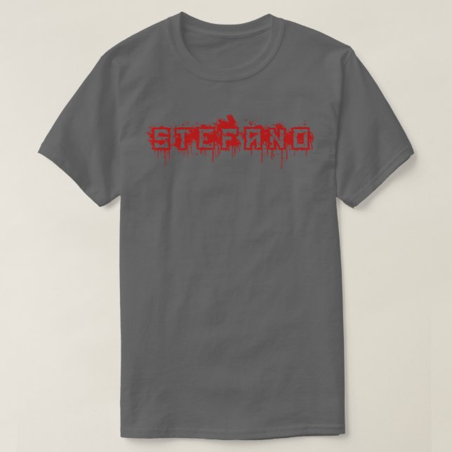 Stefano  First Name Halloween Costume Personalized T-Shirt (Design Front)