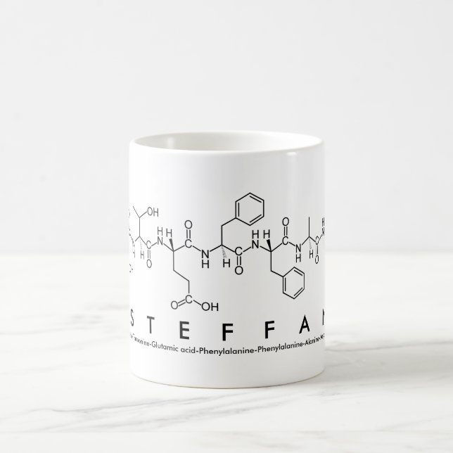 Steffan peptide name mug (Center)