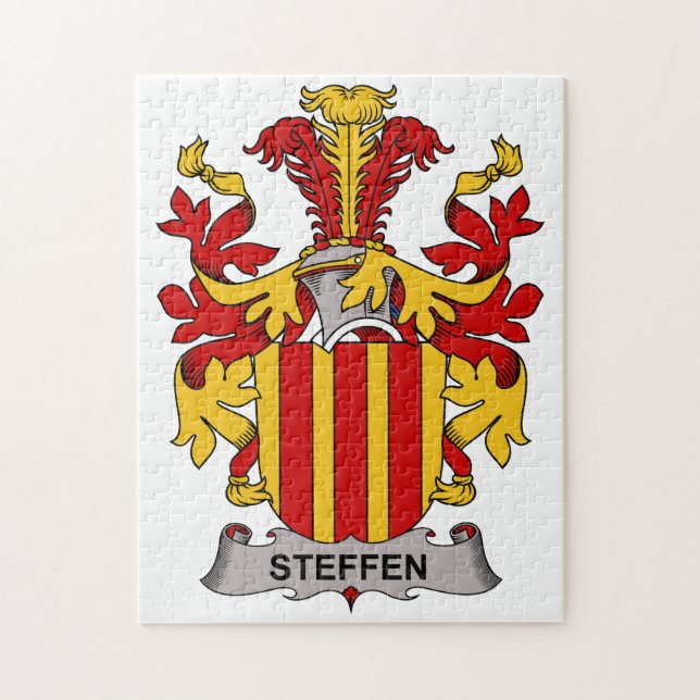 Steffen Family Crest Jigsaw Puzzle (Vertical)