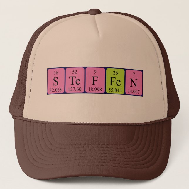 Steffen periodic table name hat (Front)