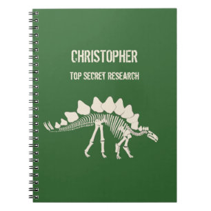 Stegosaurus Bones Dinosaur Dig Notebook