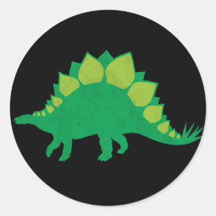 Stegosaurus Classic Round Sticker