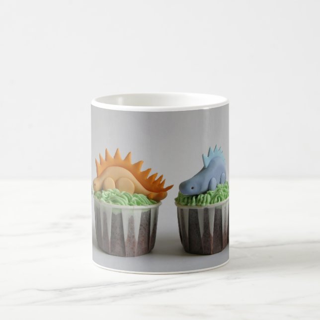 Stegosaurus Cupcakes Coffee Mug (Center)