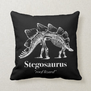 Stegosaurus Dinosaur Skeleton Bones Cool Cushion