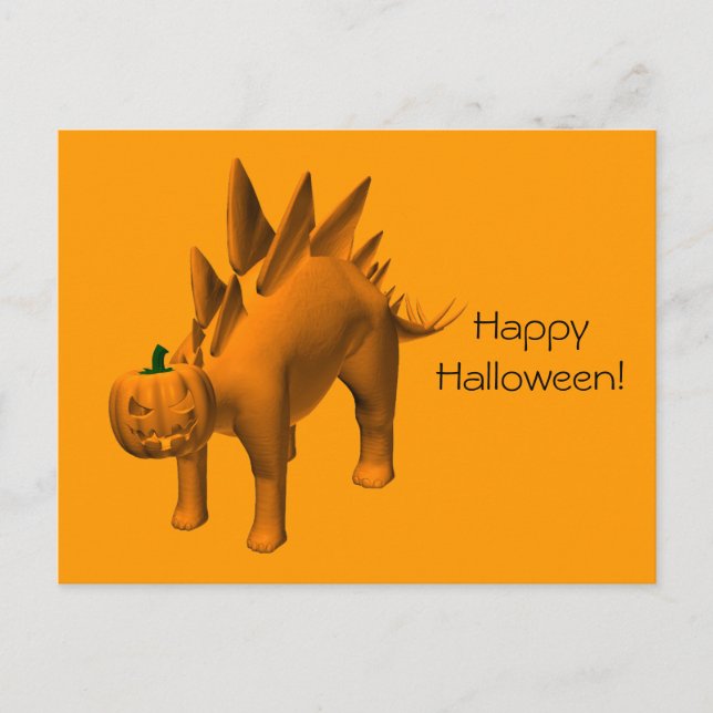 Stegosaurus halloweenis postcard (Front)