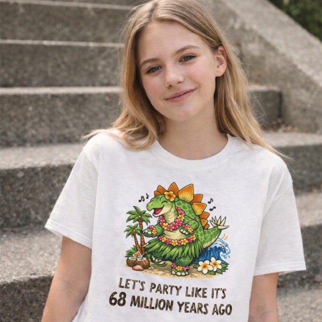 Stegosaurus Hula Dancer T-Shirt (Creator Uploaded)