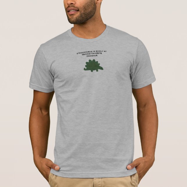stegosaurus is #2 T-Shirt (Front)