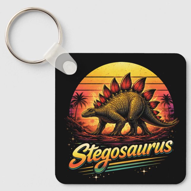 Stegosaurus Key Ring (Front)