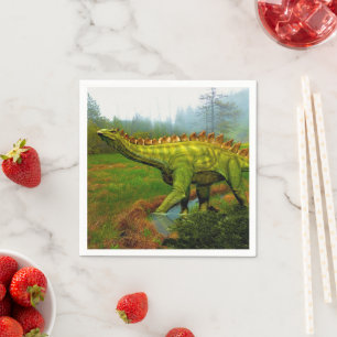 Stegosaurus Napkin