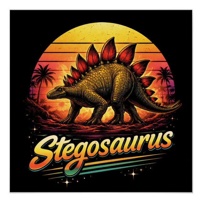 Stegosaurus Poster (Front)
