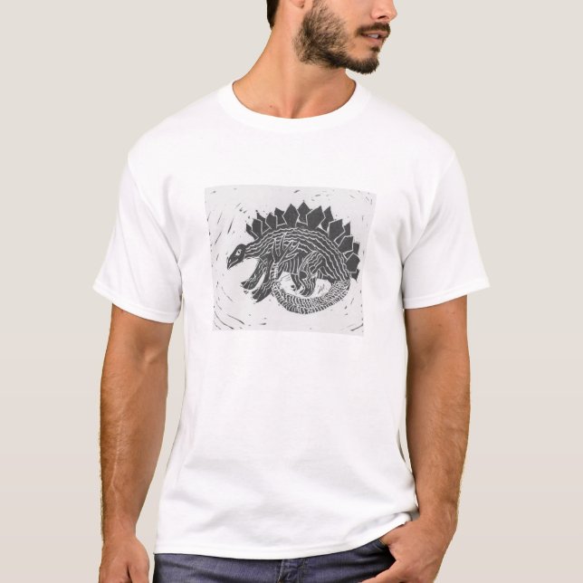 Stegosaurus print T-Shirt (Front)