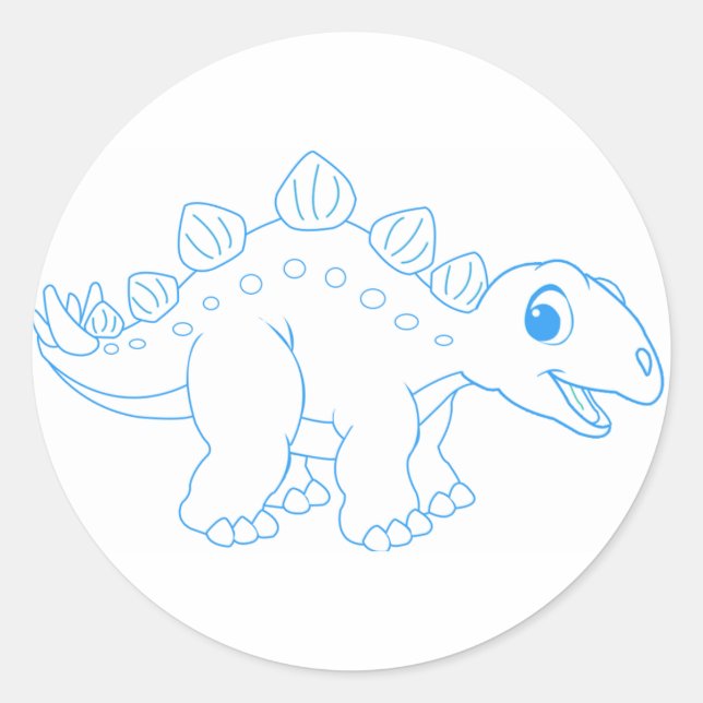 Stegosaurus Sticker (Front)