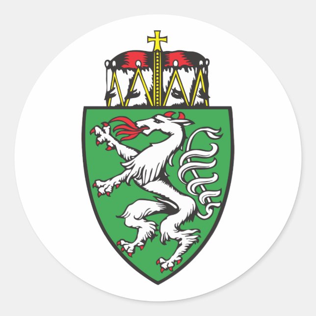 Steiermark, Austria Classic Round Sticker (Front)