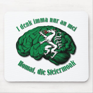 Steiermark Im Hirn Österreich  Mouse Mat