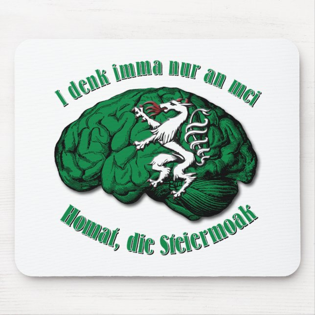 Steiermark Im Hirn Österreich  Mouse Mat (Front)