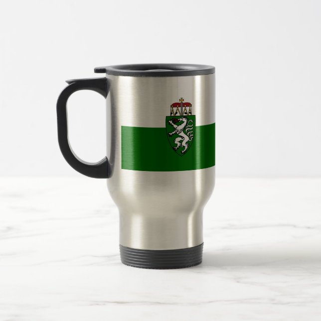 Steiermark (State), Austria flag Travel Mug (Left)