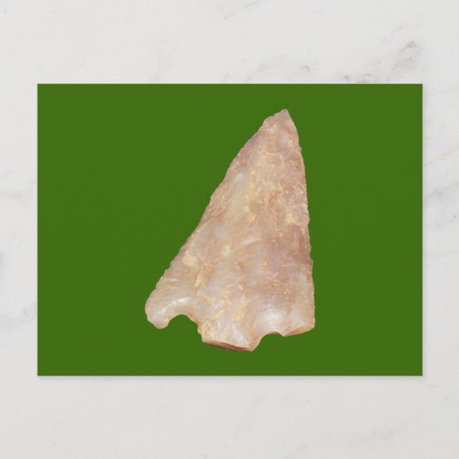 Stein Pfeilspitze stone arrowhead Postcard (Front)