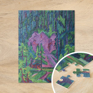 Steinbruch bei Wildboden Ernst Ludwig Kirchner Jigsaw Puzzle