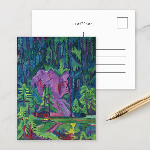 Steinbruch bei Wildboden   Ernst Ludwig Kirchner Postcard