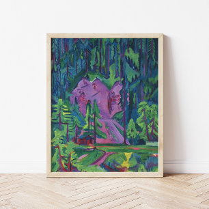 Steinbruch bei Wildboden   Ernst Ludwig Kirchner Poster