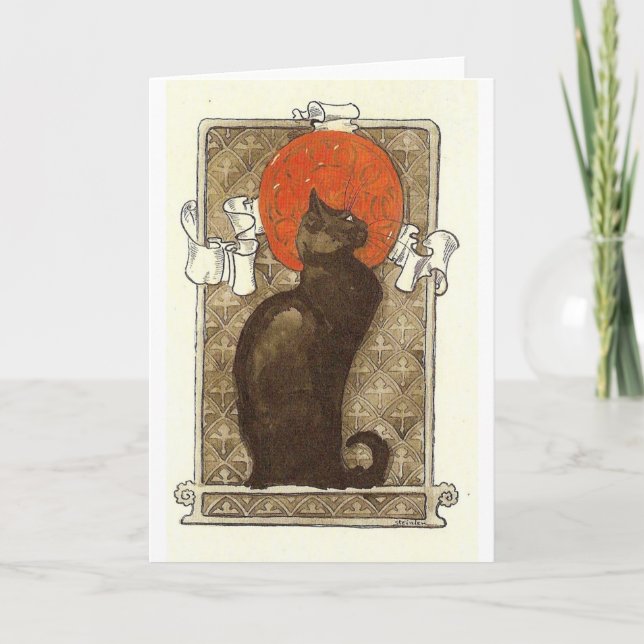 Steinlein's Cat - Art Nouveau Announcement (Front)