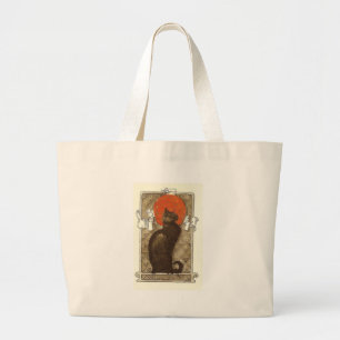 Steinlein's Cat - Art Nouveau Large Tote Bag
