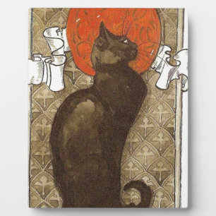 Steinlein's Cat - Art Nouveau Plaque