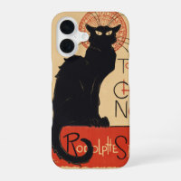 Steinlen Art Nouveau Chic Black Cat Vintage Print