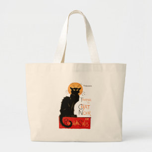 Steinlen Black Cat Classic French Artwork Large Tote Bag