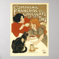 Steinlen - Cats: Compagnie Francaise des Chocolats