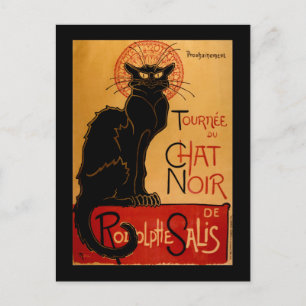 Steinlen's Le Chat Noir Postcard