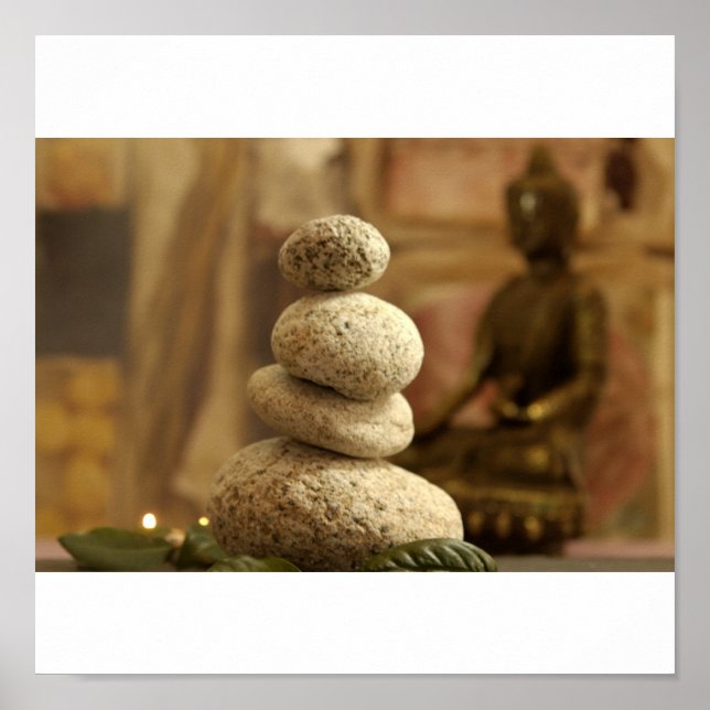 Steinpyramide Poster (Front)