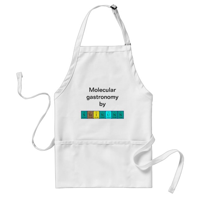 Steinunn periodic table name apron (Front)