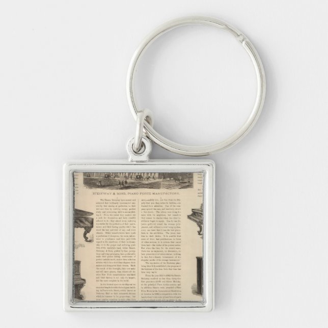 Steinway and Sons, Piano Manufacutrers Key Ring (Front)