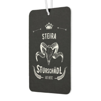 Steira Sturskel with heart Styria Austria Car Air Freshener