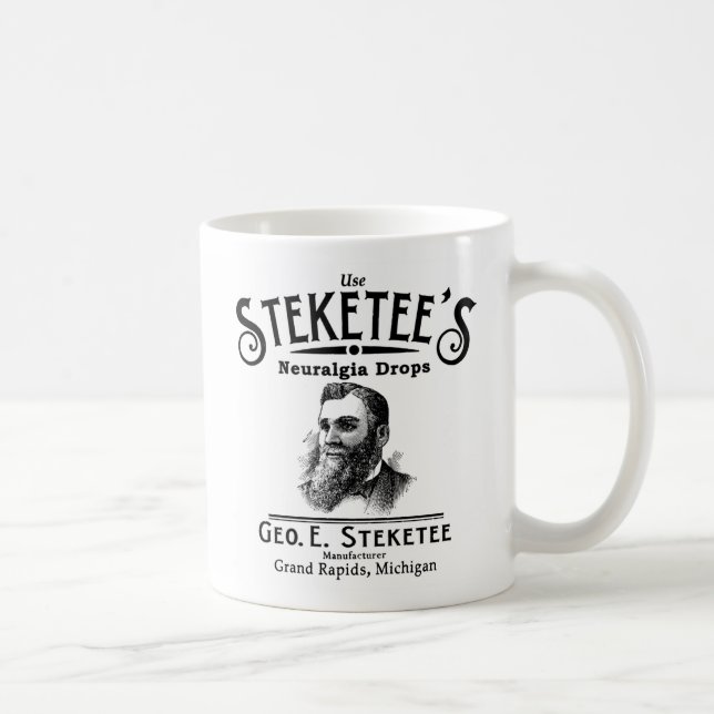Steketee's Neuralgia Drops Grand Rapids, MI Coffee Mug (Right)