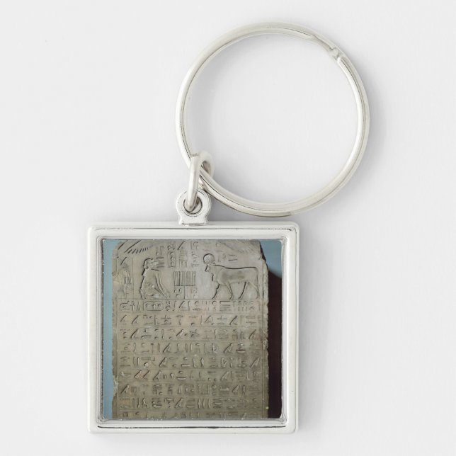 Stela commemorating the burial of the Apis Key Ring (Front)