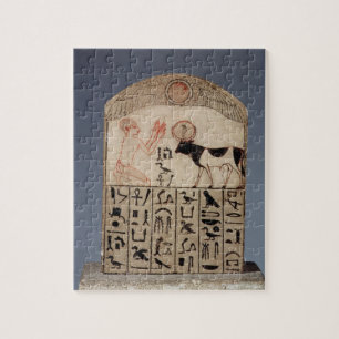 Stela to the Apis bull (painted limestone) Jigsaw Puzzle