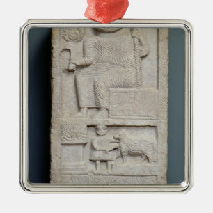 Stele dedicated to Saturn, from El-Ayaida Metal Tree Decoration