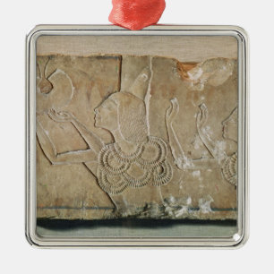 Stele depicting Ay  and his wife Teye Metal Tree Decoration