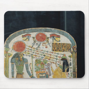 Stele of the Lady Taperet before Re-Horakhty Mouse Mat