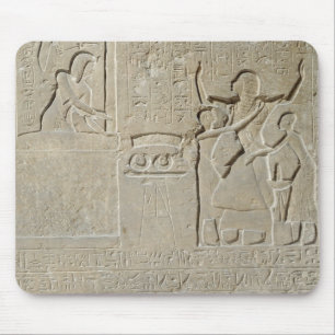 Stele of the necklaces, Hormin receiving the gold Mouse Mat