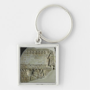 Stele of the Vultures Key Ring