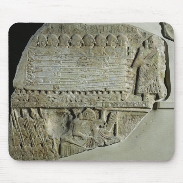 Stele of the Vultures Mouse Mat (Front)