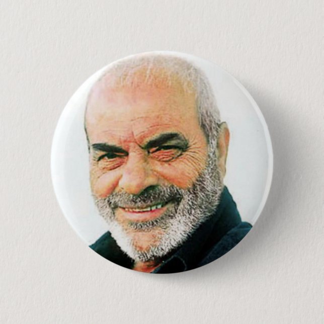 STELIOS KAZANTZIDIS PIN BACK BADGE (Front)