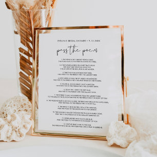 STELLA Address the Envelope Baby Shower Sign