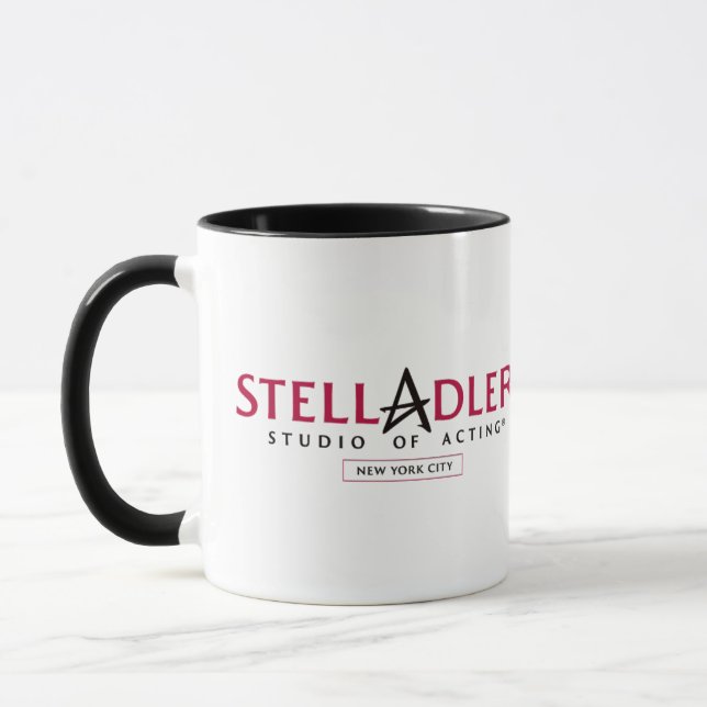 Stella Adler & AOA Double Logo Mug (Left)