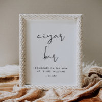 STELLA Cigar Bar Wedding Sign